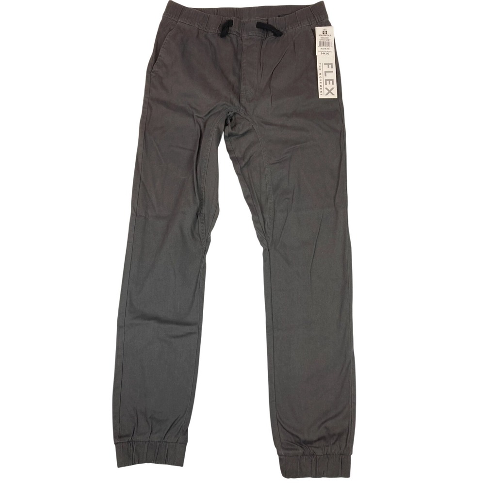 Southpole Flex Movement Men's Basic Stretch Twill Jogger Elastic Pull On Pant XL